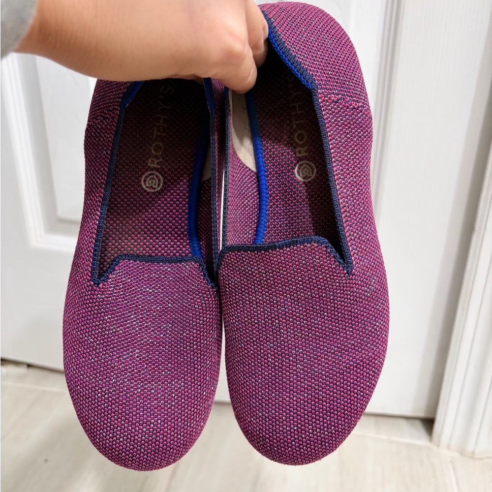 Rothy's Kids Size 3 Purple Loafer